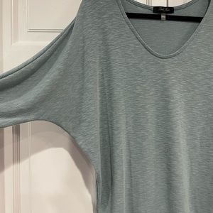 Soft blue, loose sweater